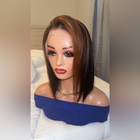 Blonde patch Bob wig unit - Picture 4 of 12